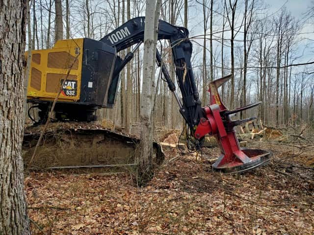 industrial equipment for logging trees is extremely dangerous and hazardous